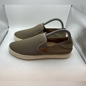 Olukai Pehuea womens tan loafers size 8